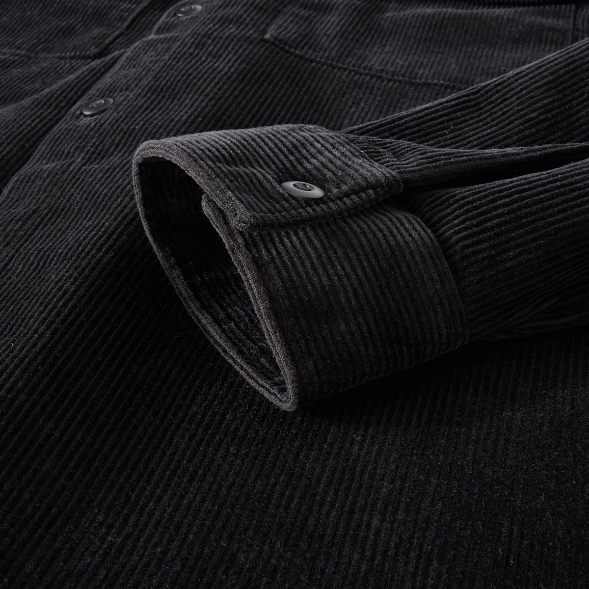 Jack&Jones Cord Overshirt schwarz