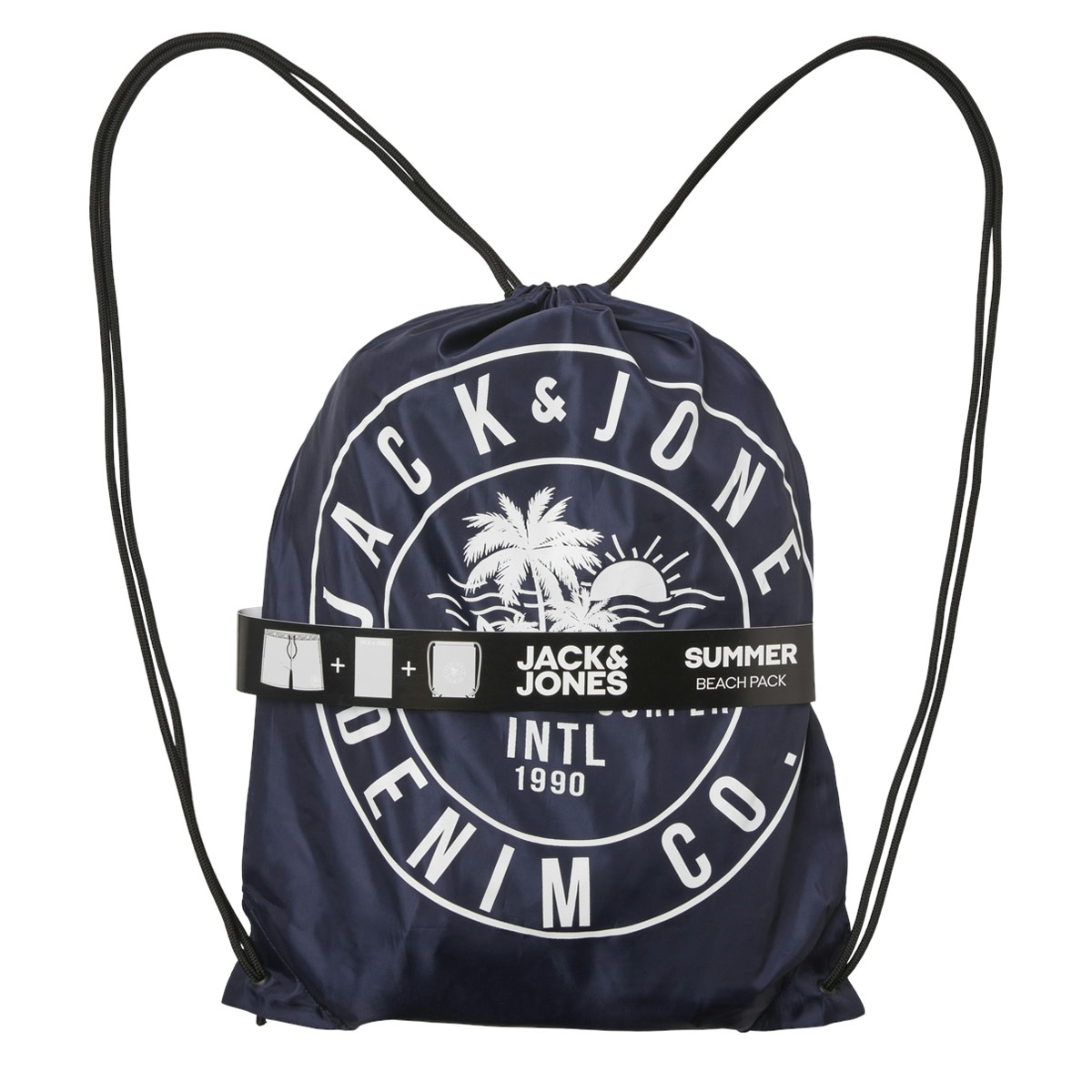 Jack&Jones Badeshorts im Set mit Badetuch blau