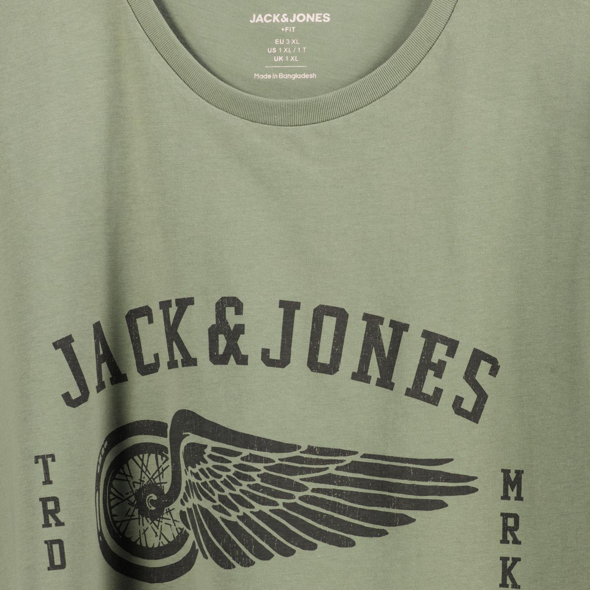 Jack&Jones T-Shirt mit Label-Print grün