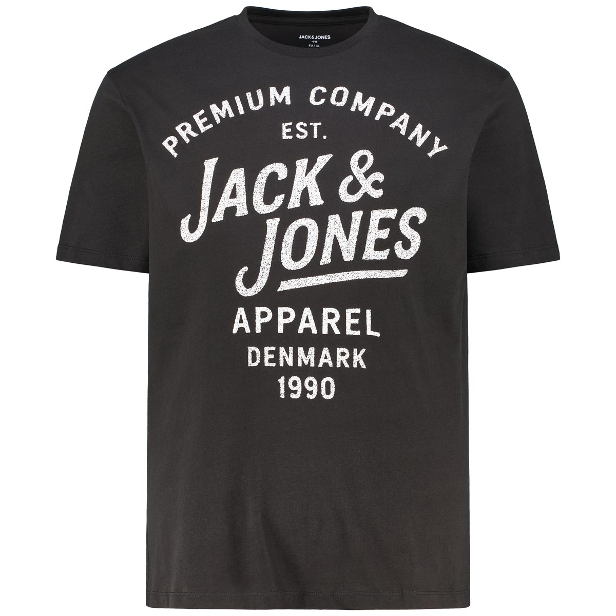 T-Shirt mit Label-Print