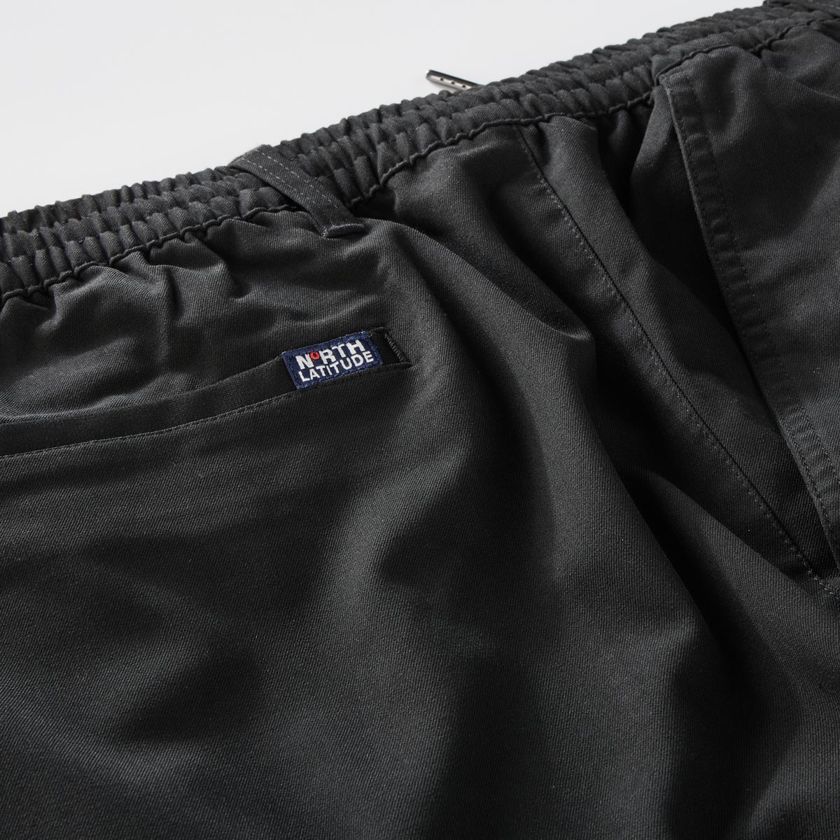 North Chinos mit Dehnbund schwarz