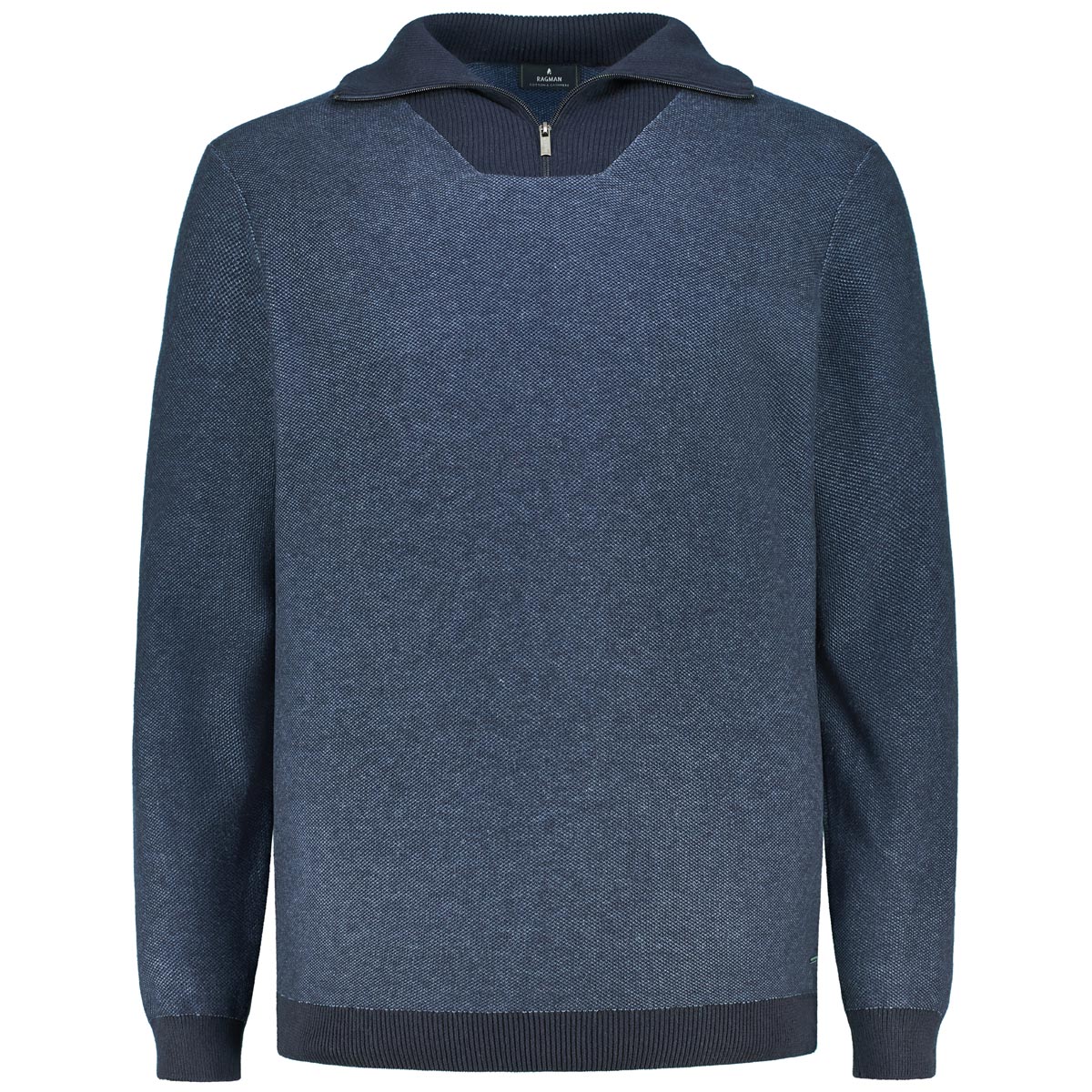 Strickpullover mit Troyerkragen