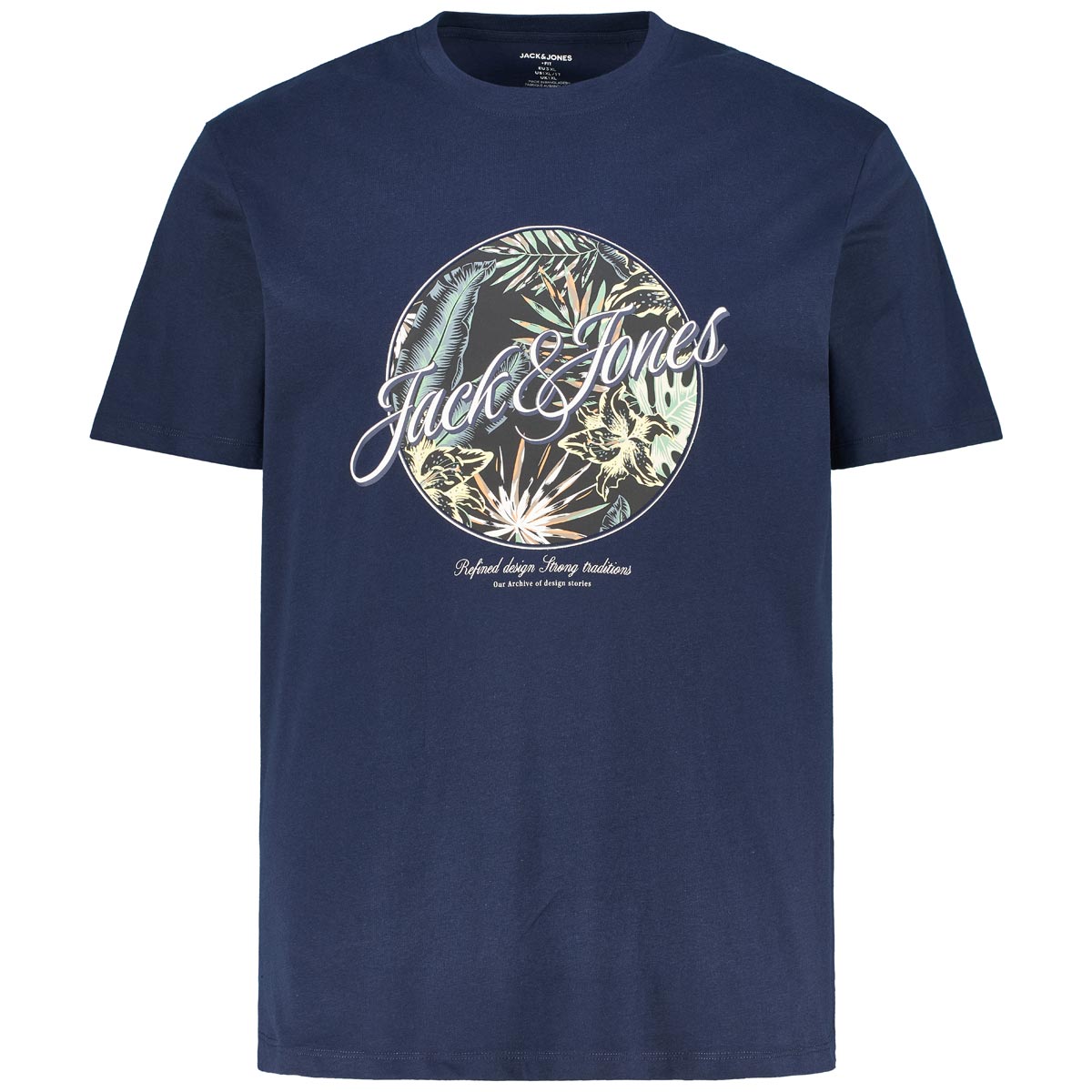 T-Shirt mit Label-Print