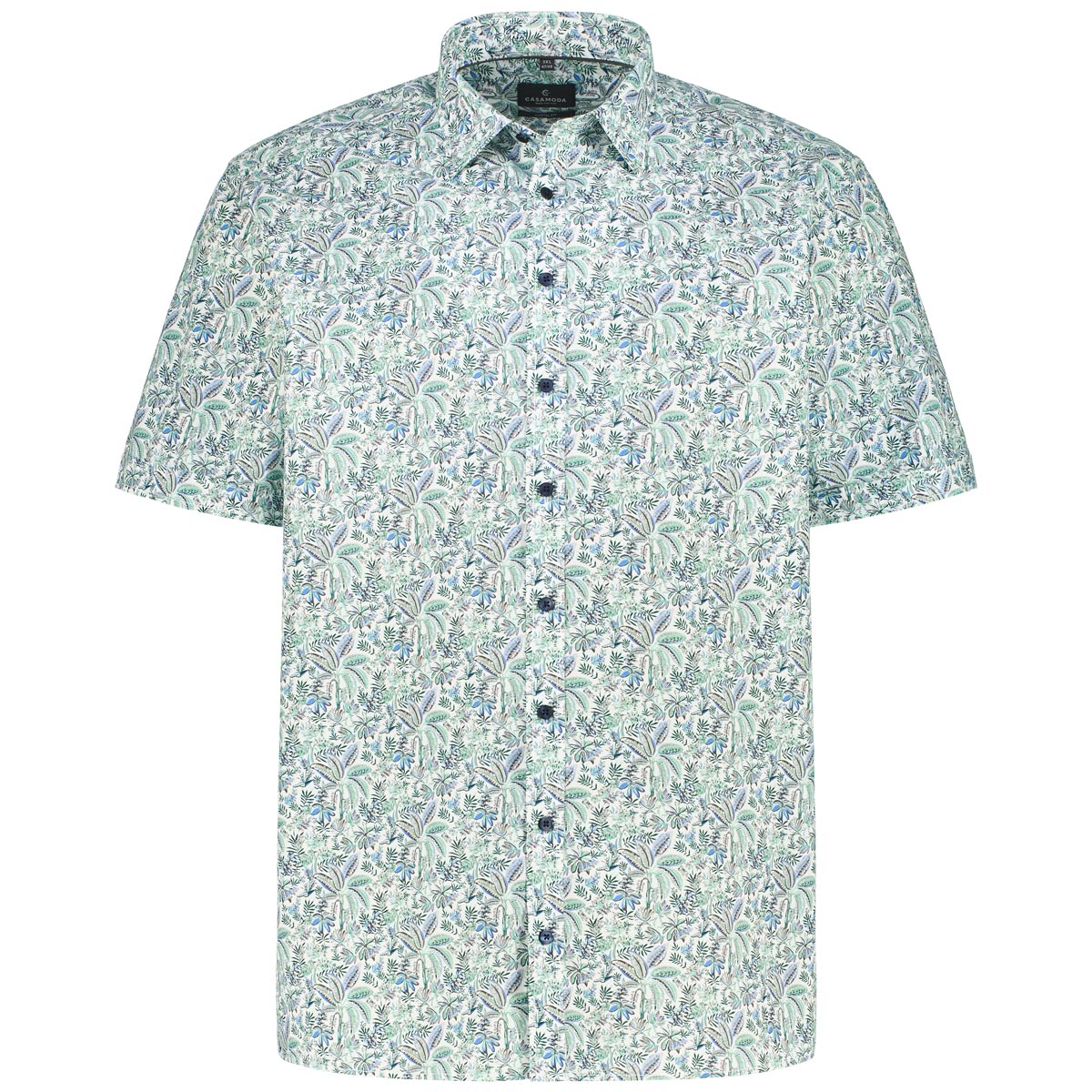 Freizeithemd mit floralem Muster