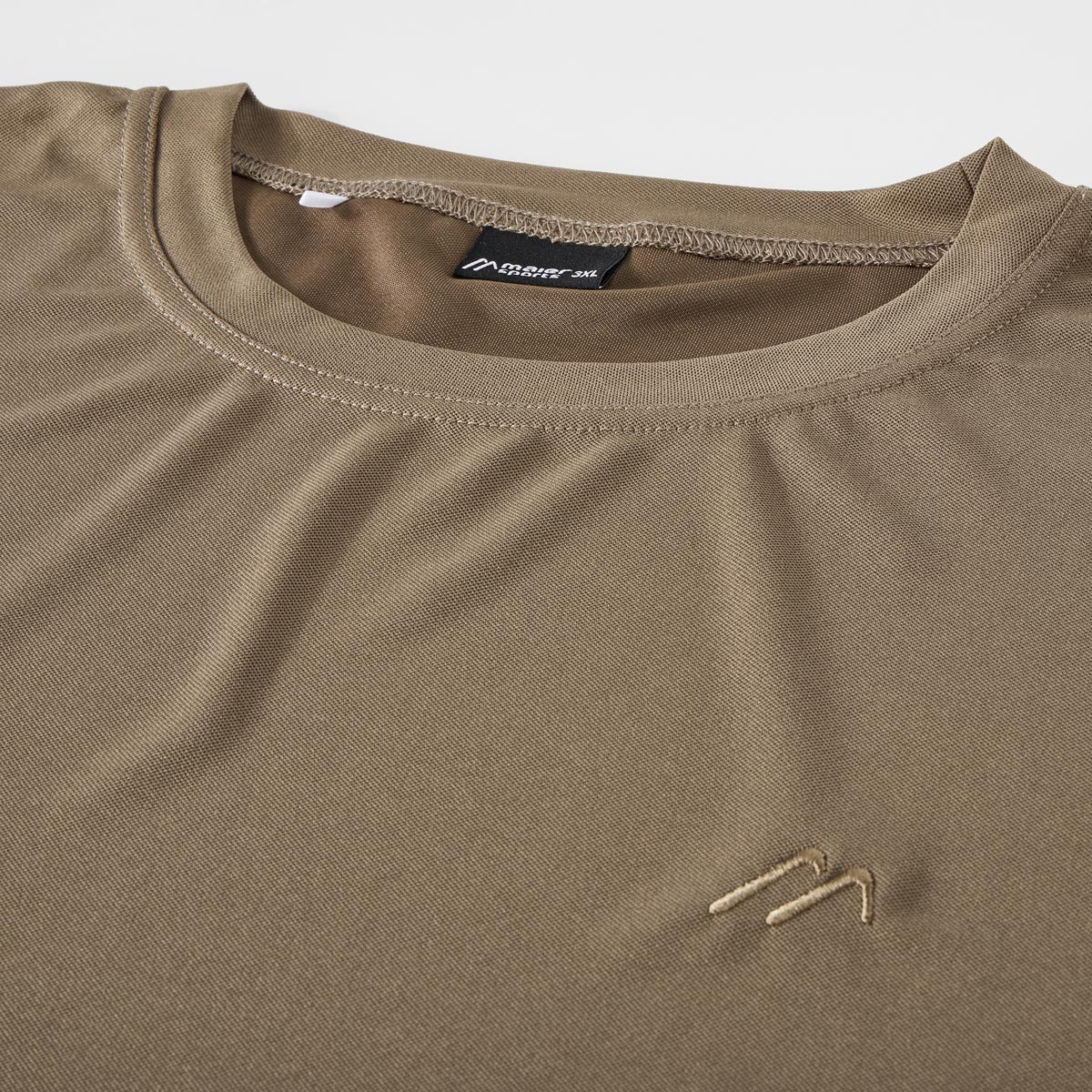 Maier Sports Leichtes Funktions-Shirt, schnelltrocknend khaki
