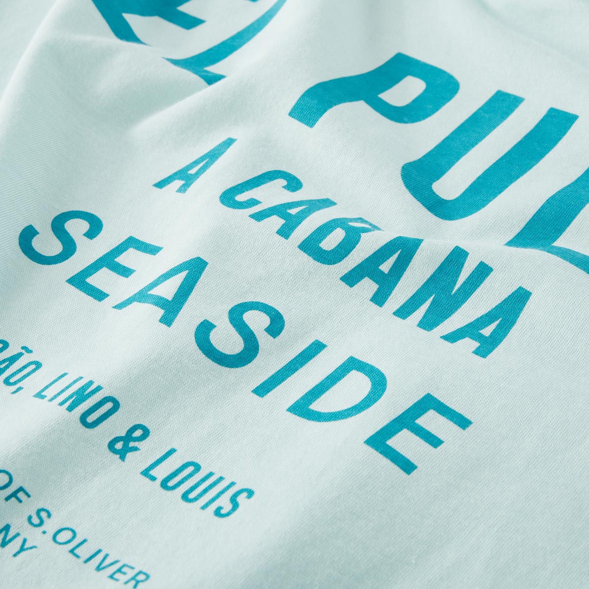 s.Oliver T-Shirt mit Motiv-Print mint