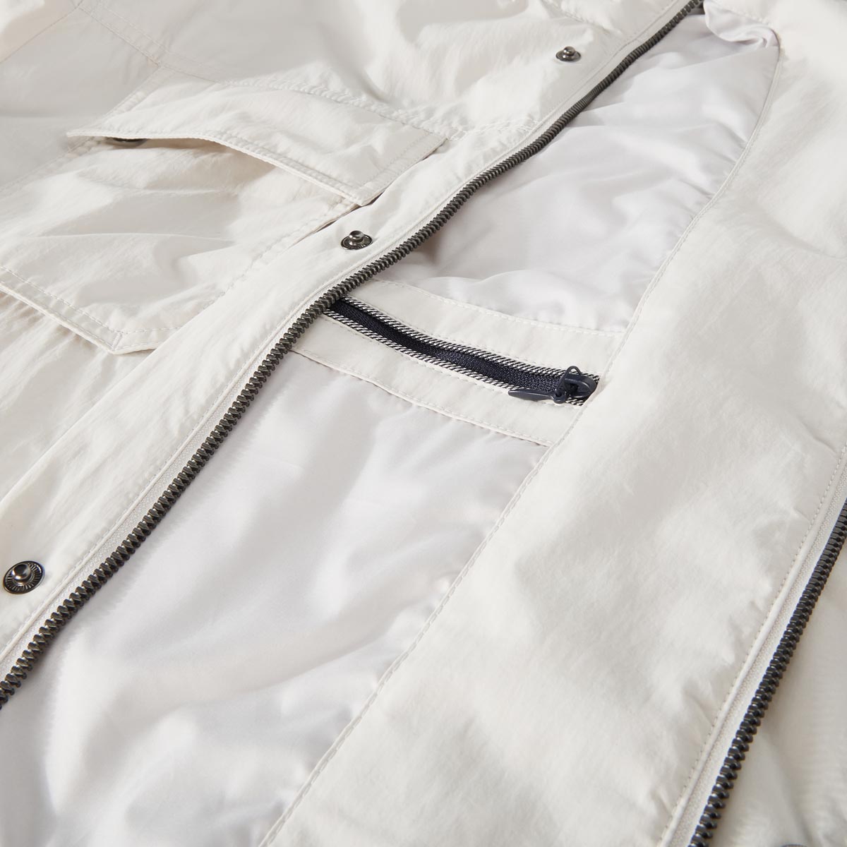 bugatti Leichte Jacke mit verstaubarer Kapuze, wasserabweisend kitt