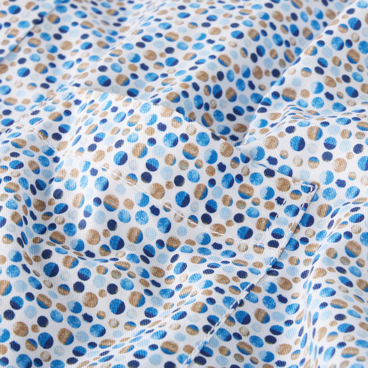 CASA MODA Freizeithemd mit Allover-Muster beige