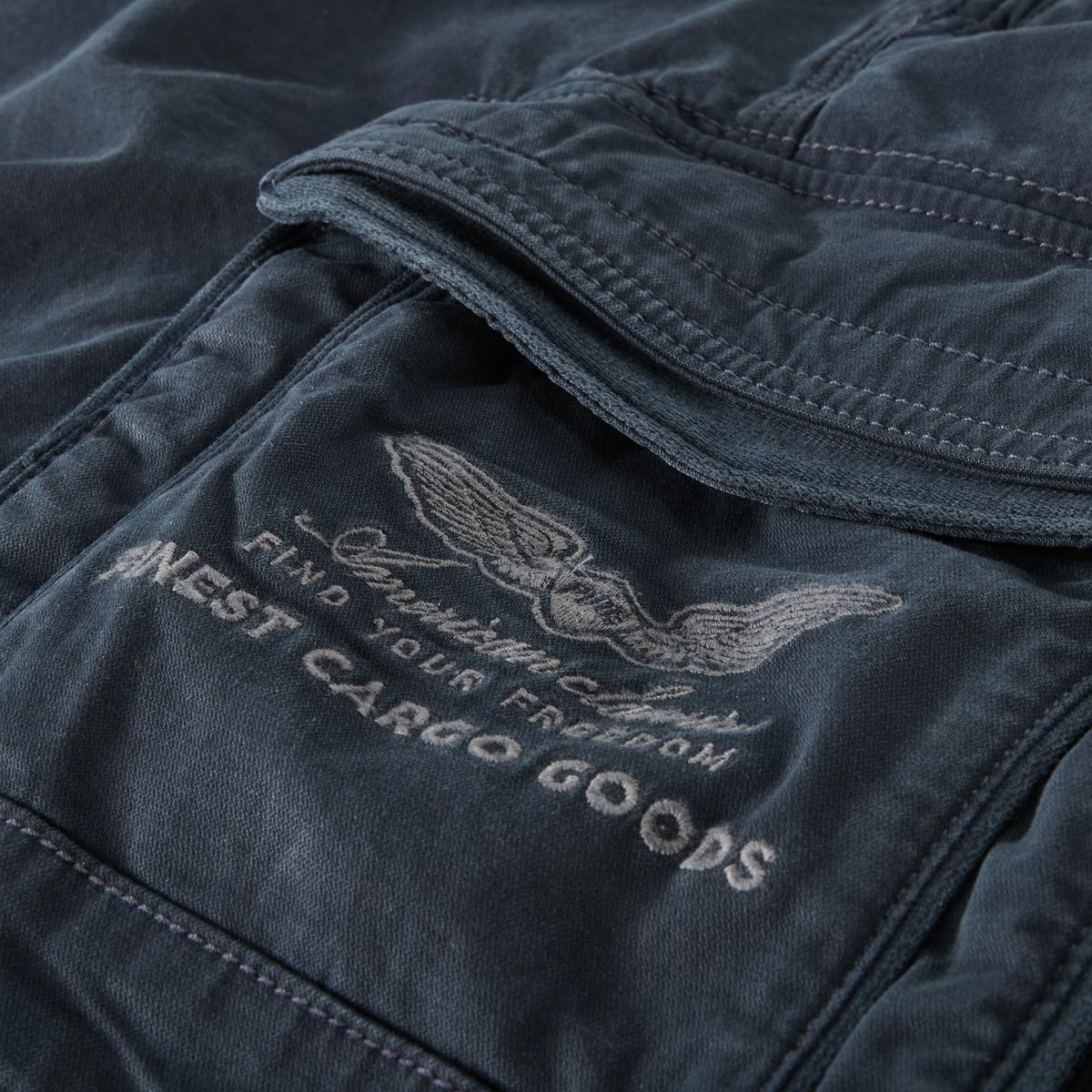 PME LEGEND Stretch-Cargo-Shorts "Rotor" dunkelblau