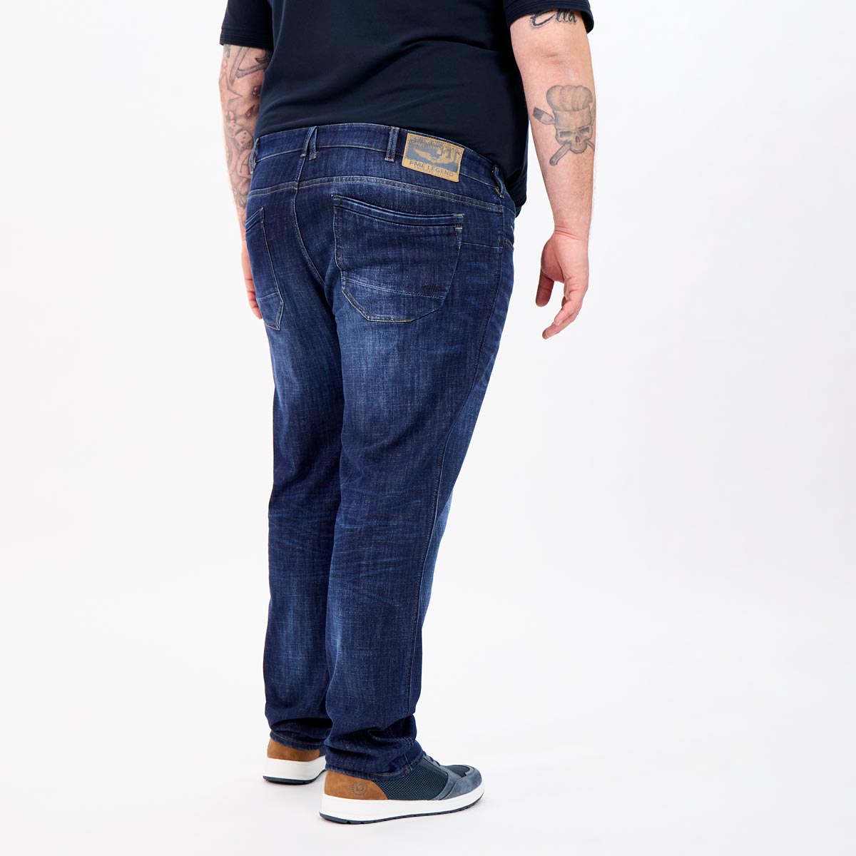 PME LEGEND Stretch-Jeans "Nightflight", Regular Fit mittelblau
