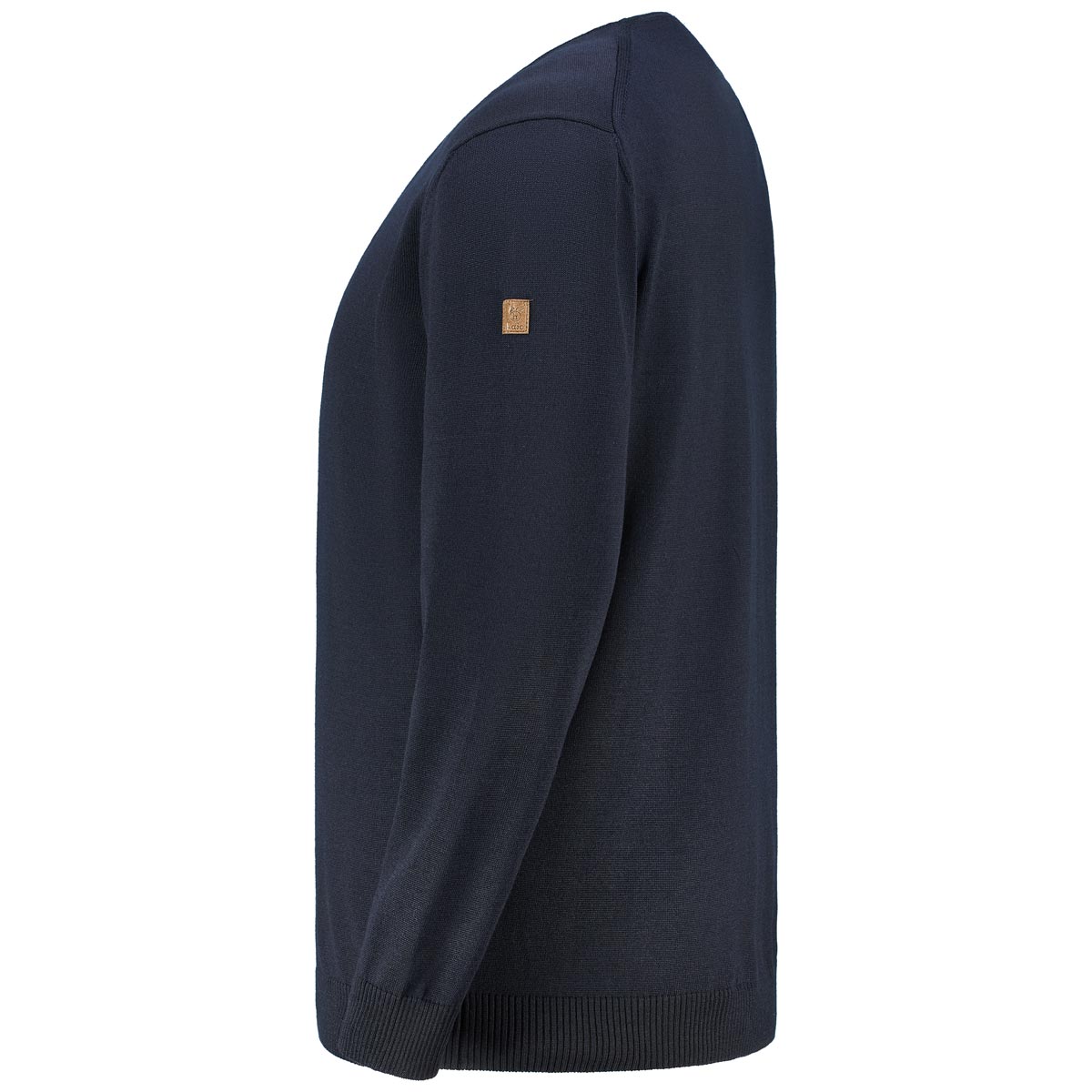 Hajo Pullover aus Wolle, kratzfrei marine