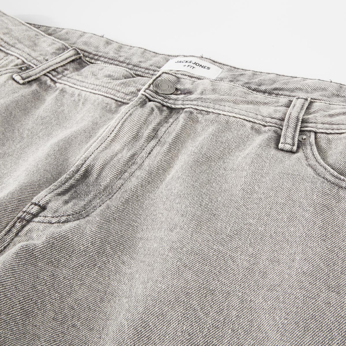 Jack&Jones Jeans-Shorts "Toni" grau