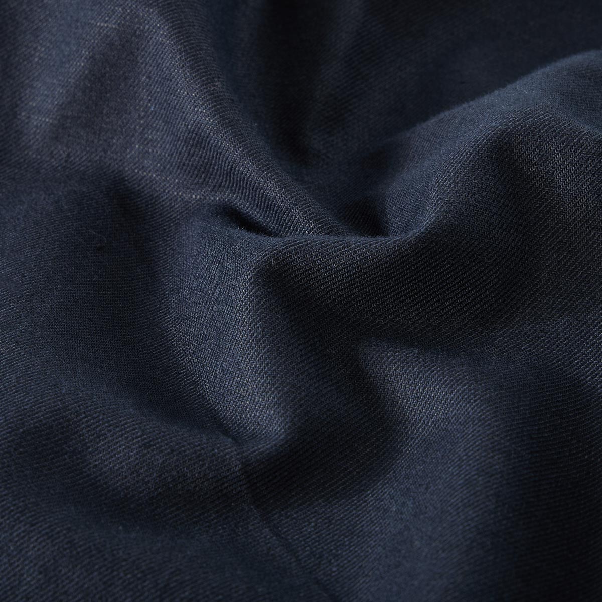 Lerros Chino mit Leinen, Tapered Fit dunkelblau