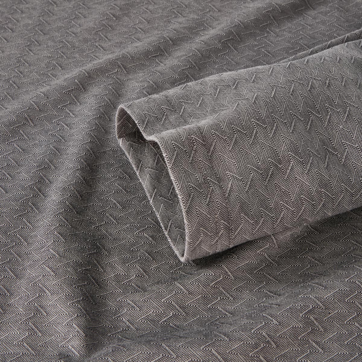 Hajo Langarm-Poloshirt mit Soft Knit schwarz