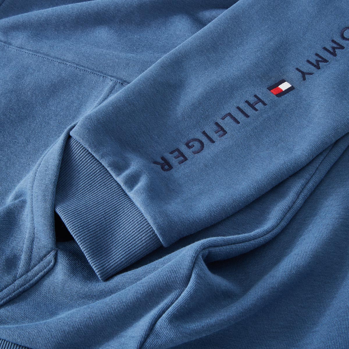 Tommy Hilfiger Hoodie mit Label-Stickerei blau