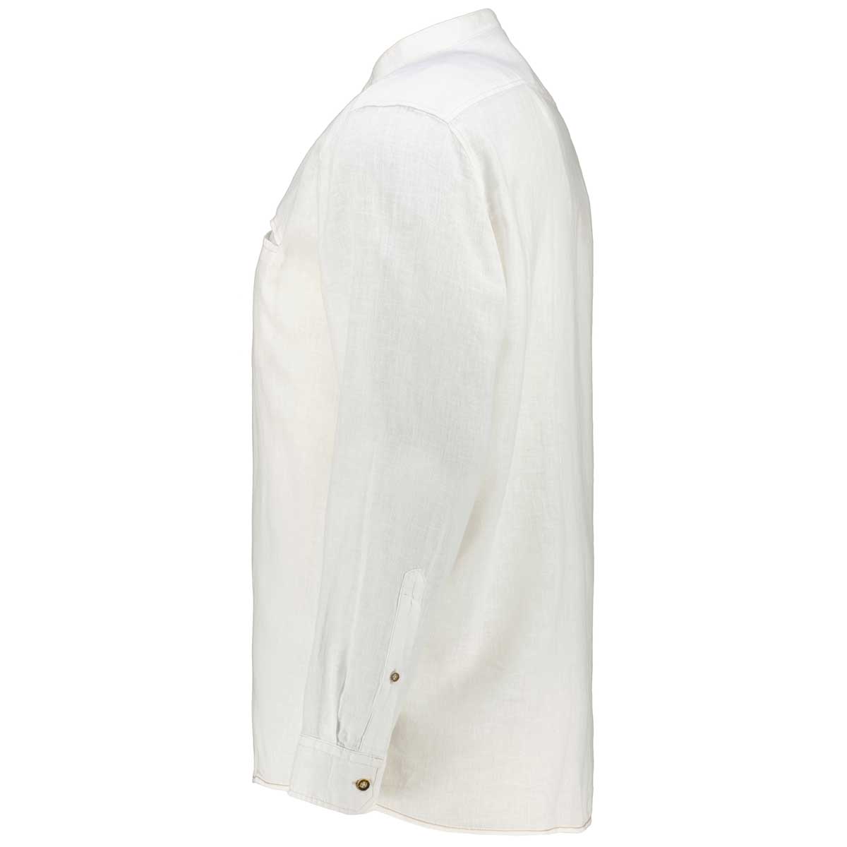 Jupiter Trachtenhemd aus Leinenmischung weiß