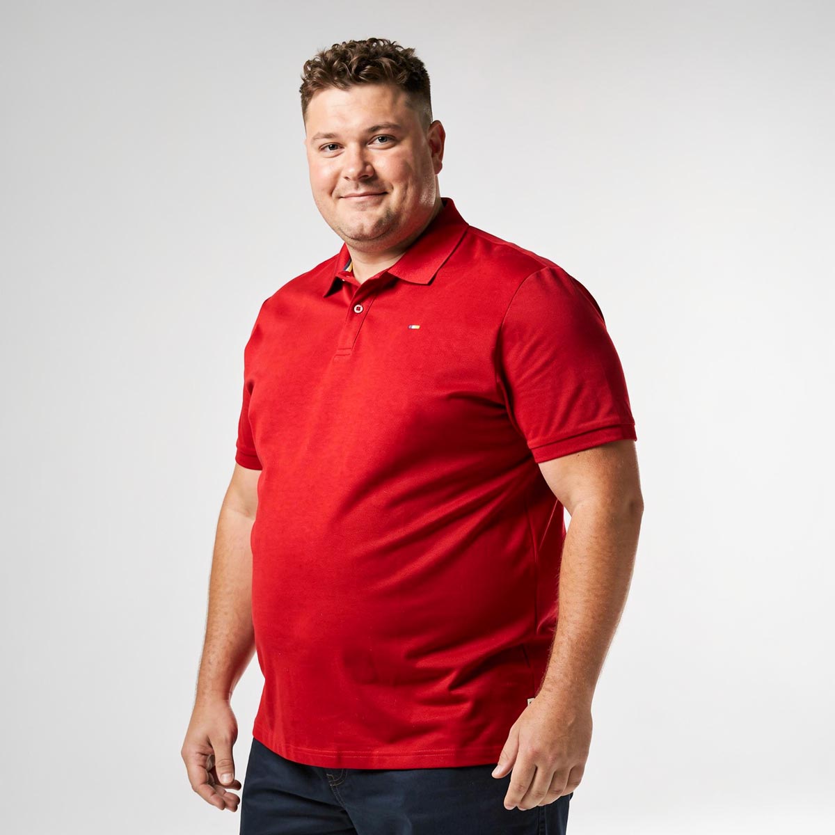 Pfundskerl Poloshirt aus Baumwolle rot