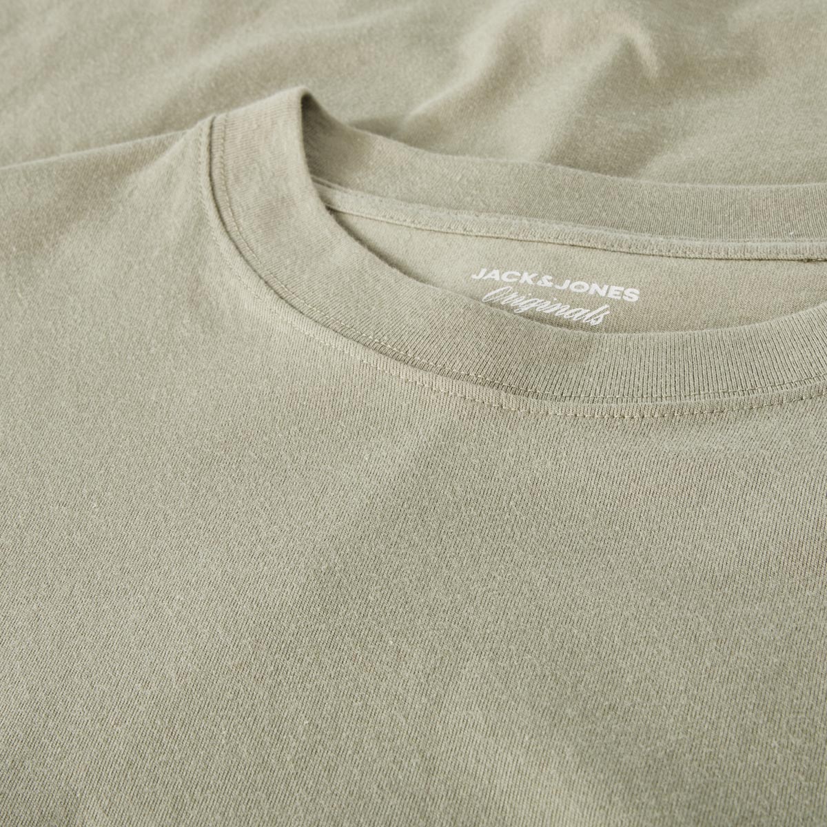 Jack&Jones T-Shirt mit Print auf Vorder- und Rückseite oliv