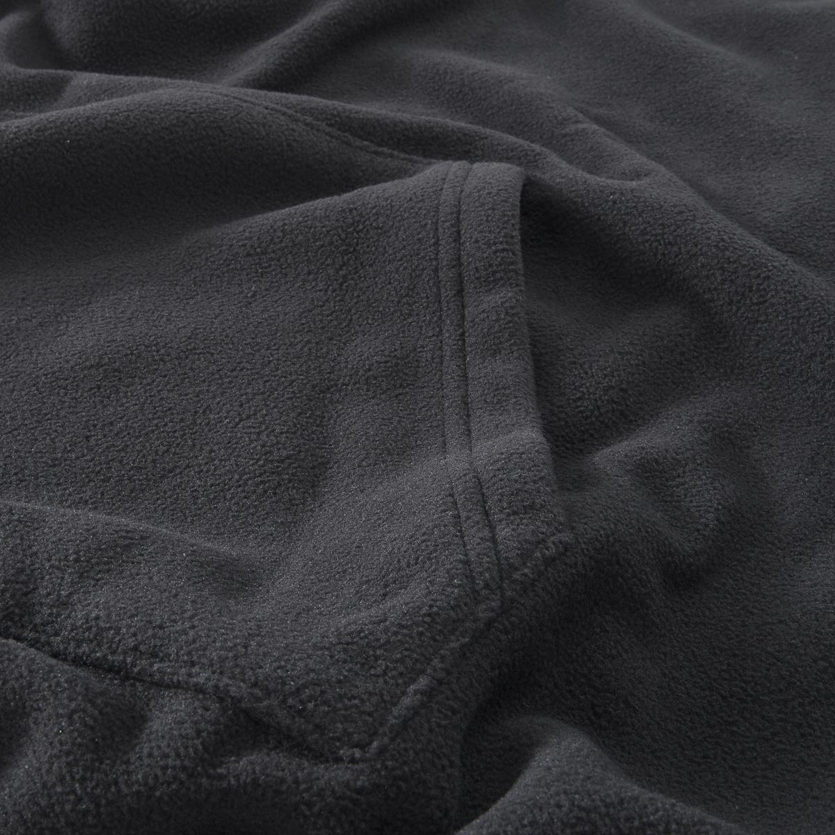 Jack&Jones Fleecepullover mit Troyerkragen schwarz