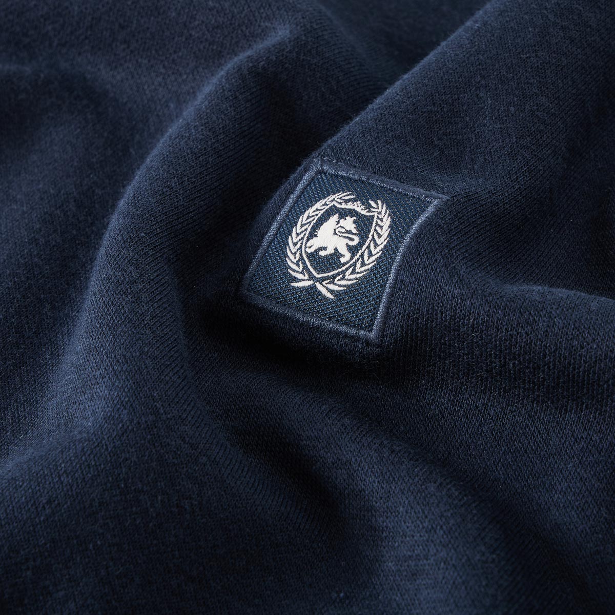 Lerros Sweatshirt aus Materialmix blau