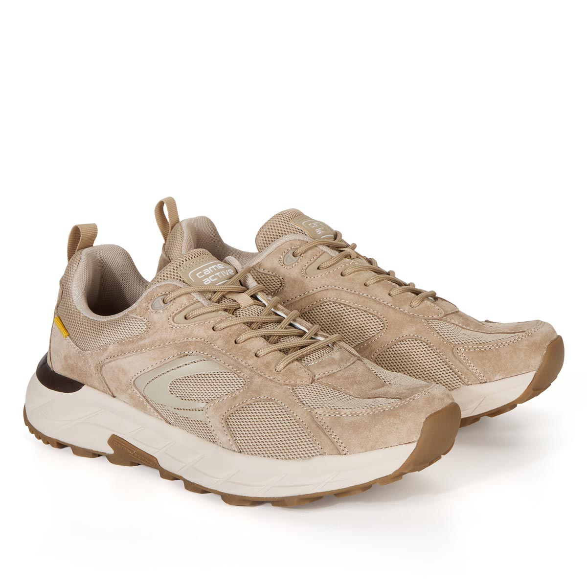 camel active Sneaker "Cross Country" aus Leder beige