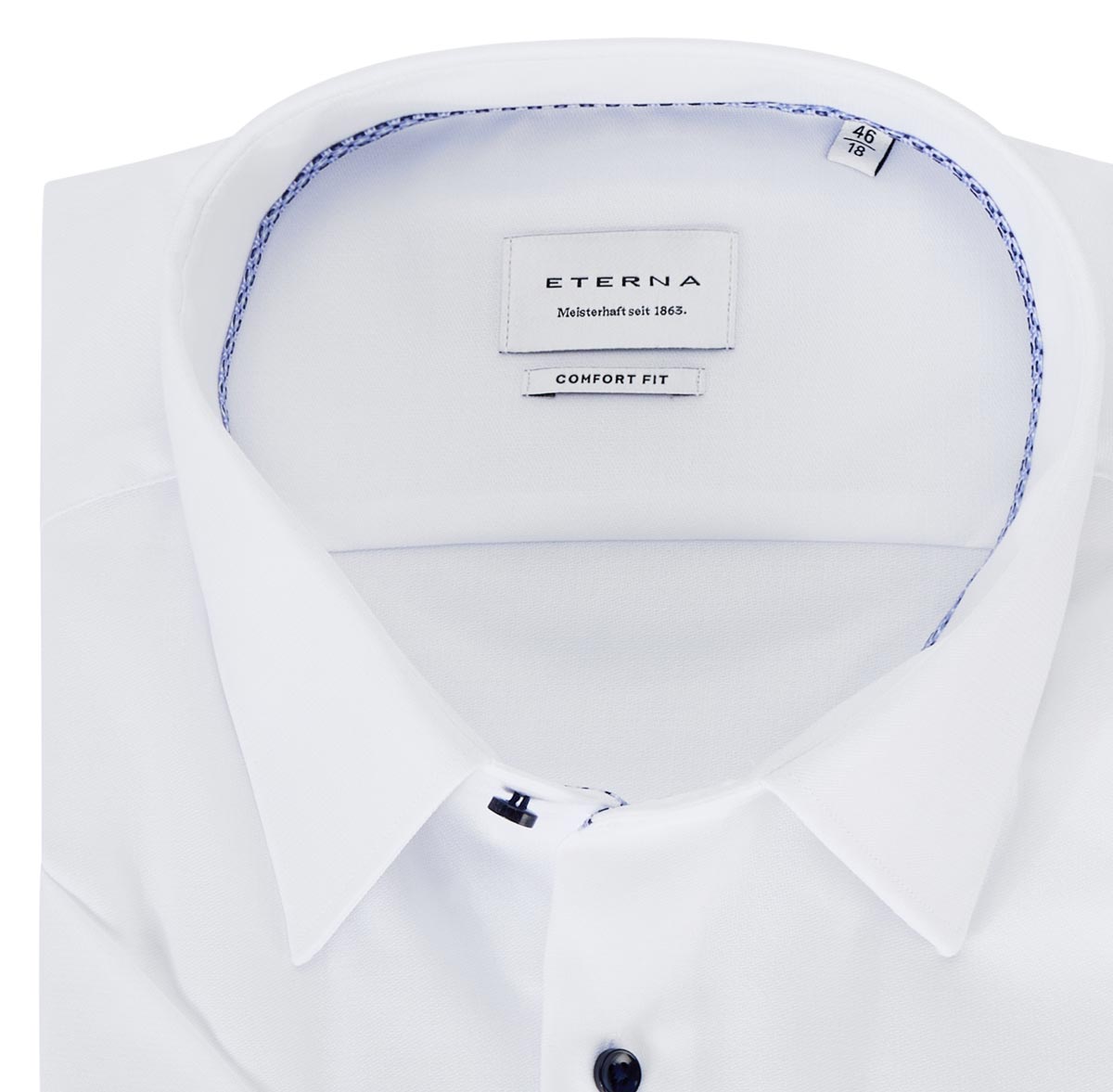 ETERNA Businesshemd, kurzarm, bügelfrei weiß