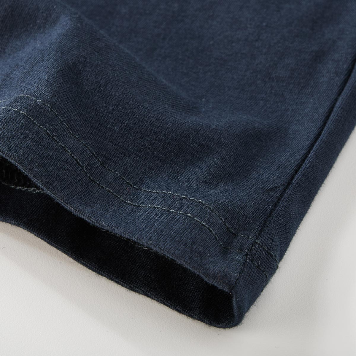 ADAMO Freizeithose aus Baumwoll-Jersey dunkelblau