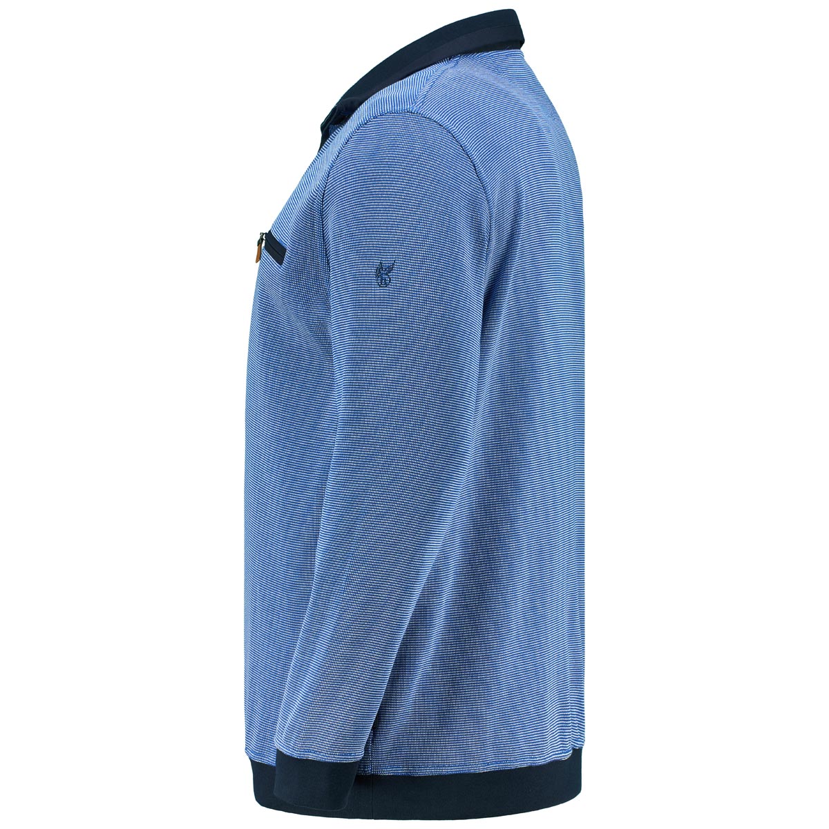 Hajo Sweatshirt "Stay Fresh", bügelfrei dunkelblau