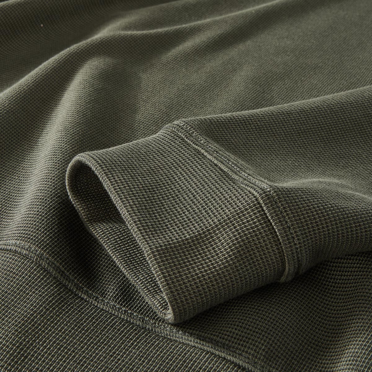 Lerros Sweatshirt aus Baumwollmischung khaki