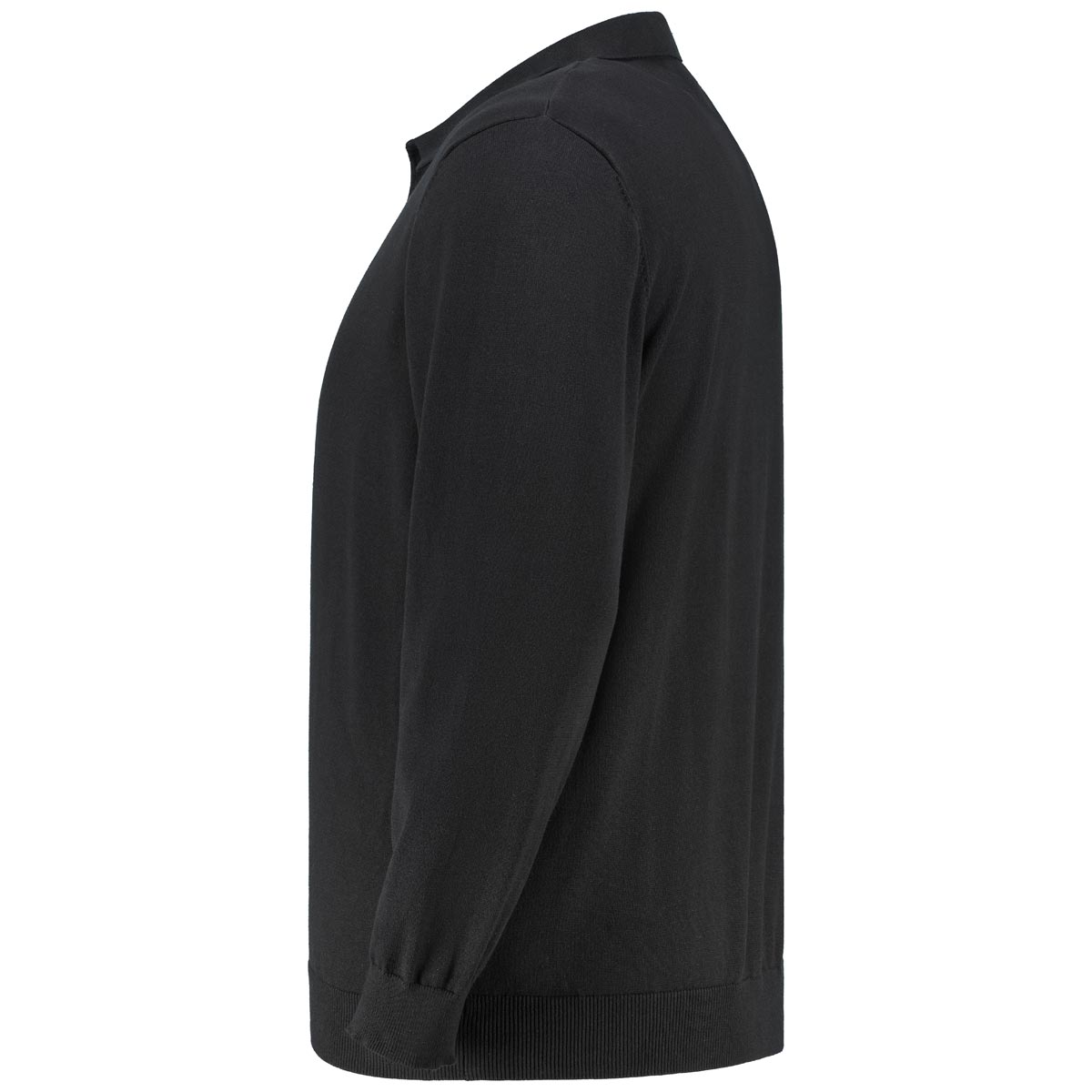 Jack&Jones Strick-Poloshirt schwarz