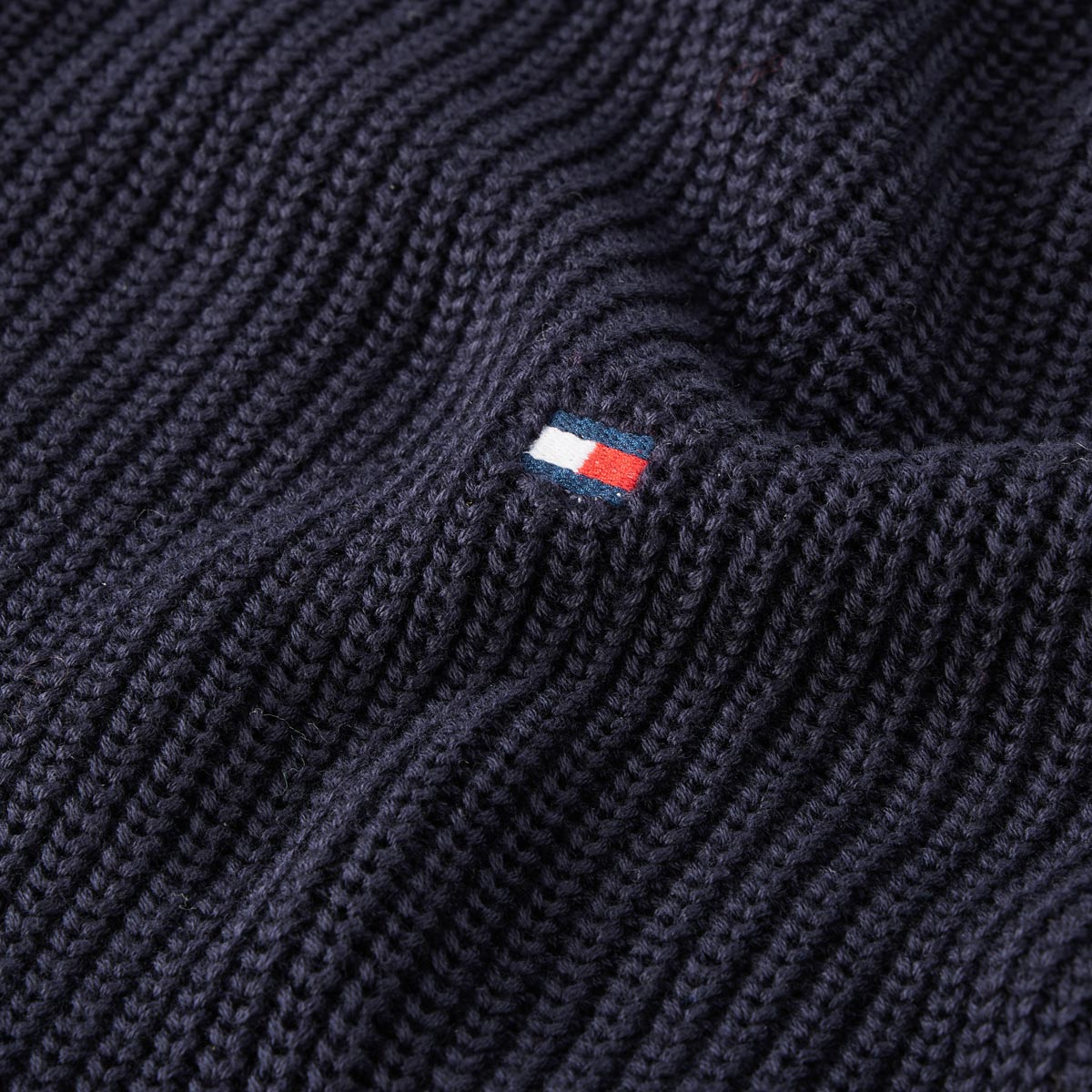 Tommy Hilfiger Strickjacke aus Baumwolle marine