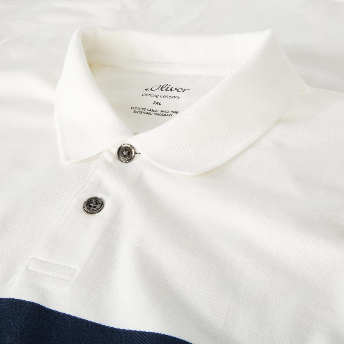 s.Oliver Poloshirt aus Baumwolle blau