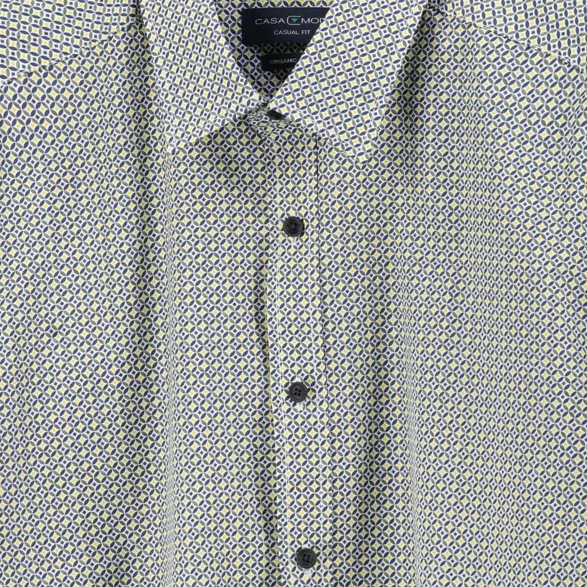 CASA MODA Freizeithemd mit Allover-Print grün