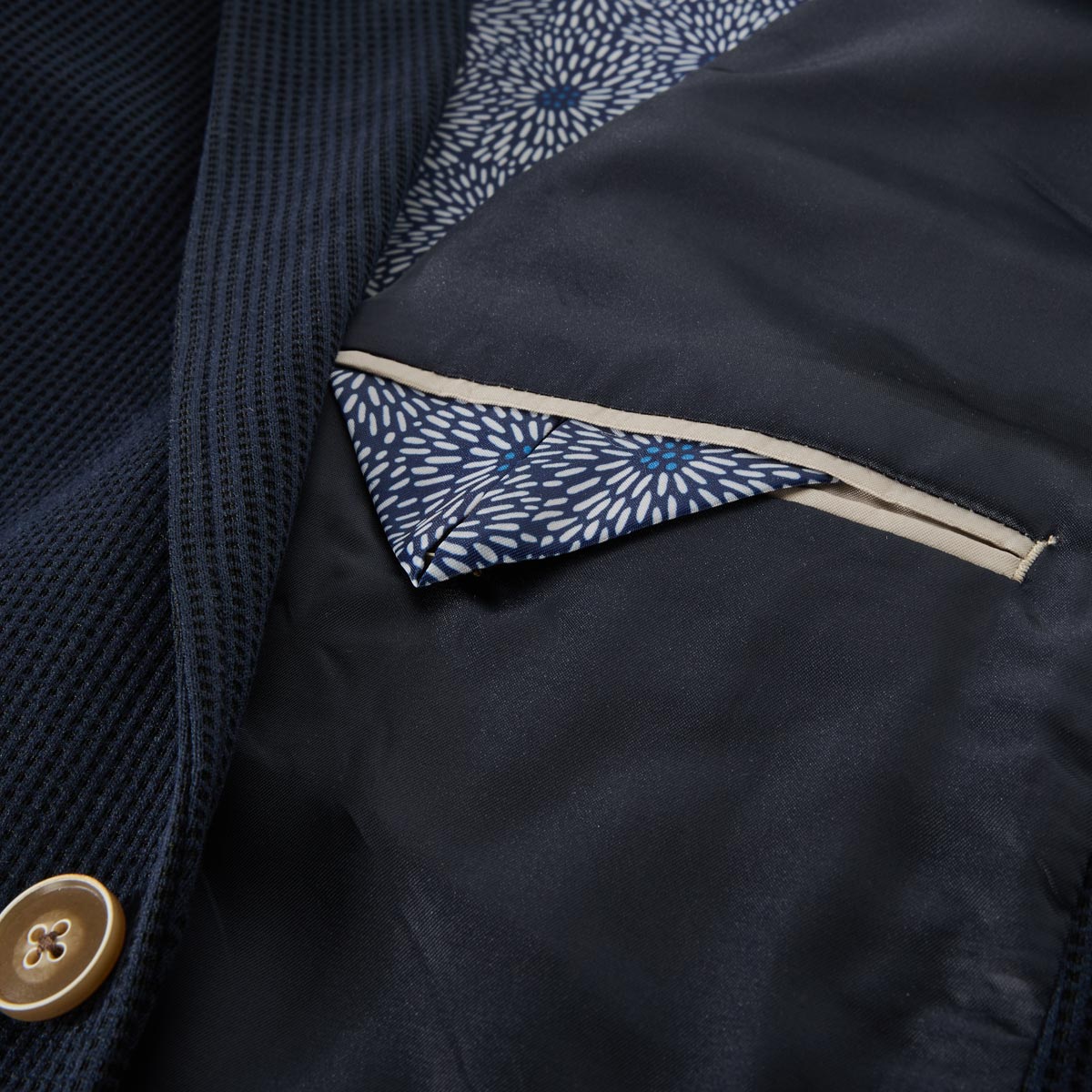 Lerros Sakko aus Stretch-Jersey blau