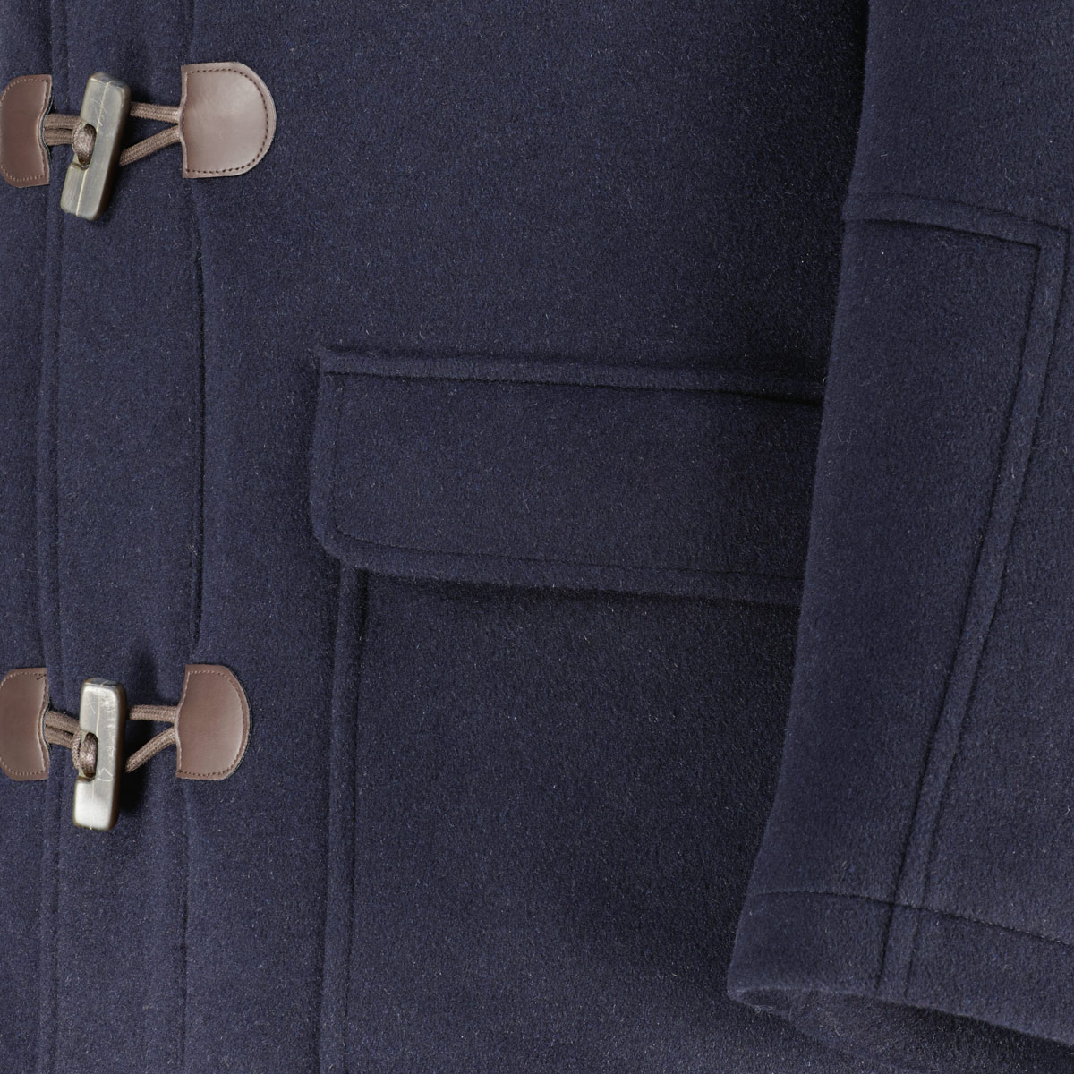 Weis Dufflecoat aus Wollmischung marine