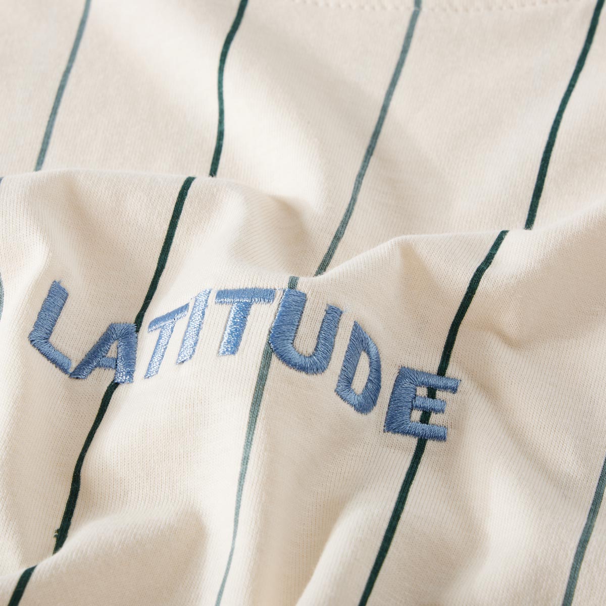 North T-Shirt mit Allover-Muster cremeweiß