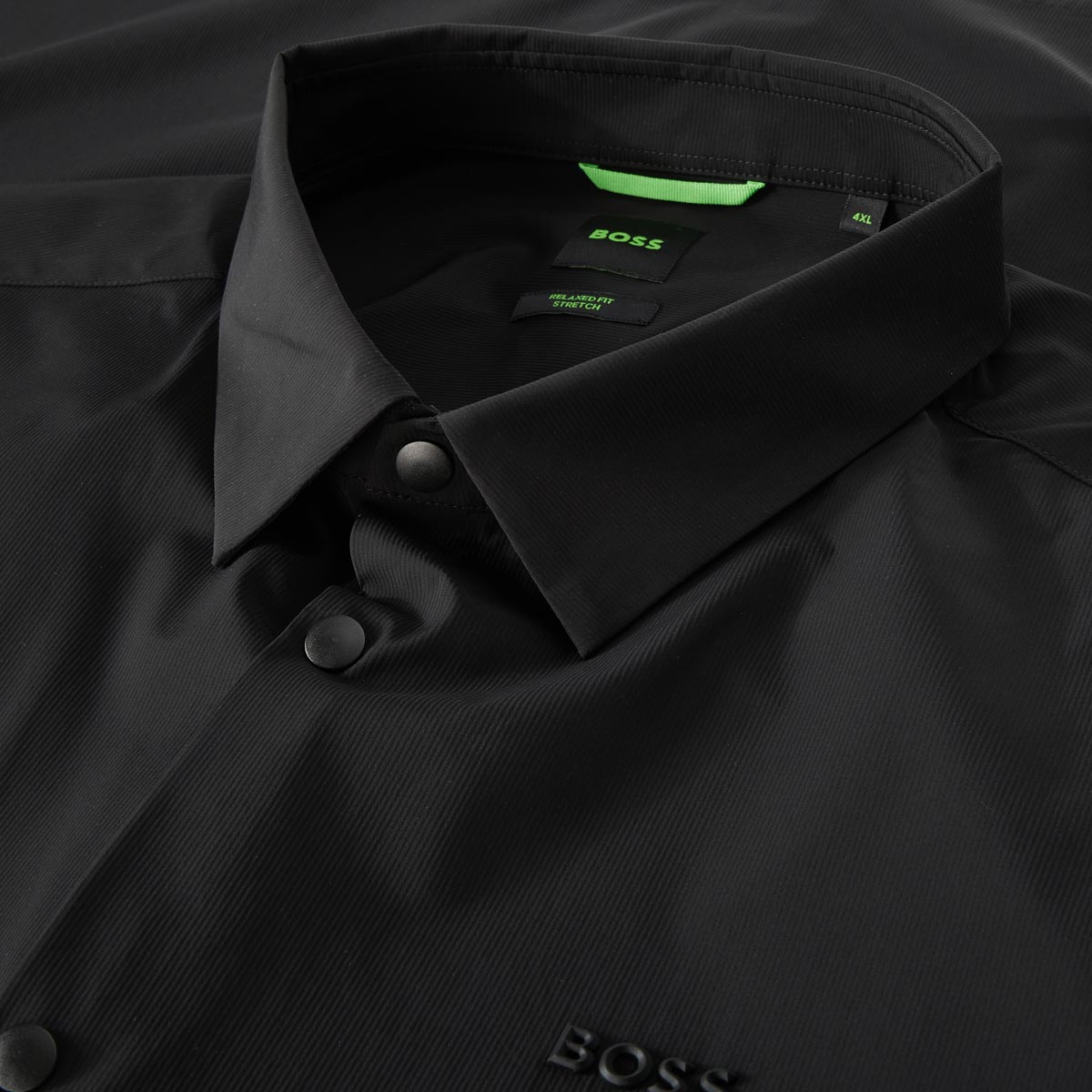 BOSS Funktionshemd mit Stretch schwarz