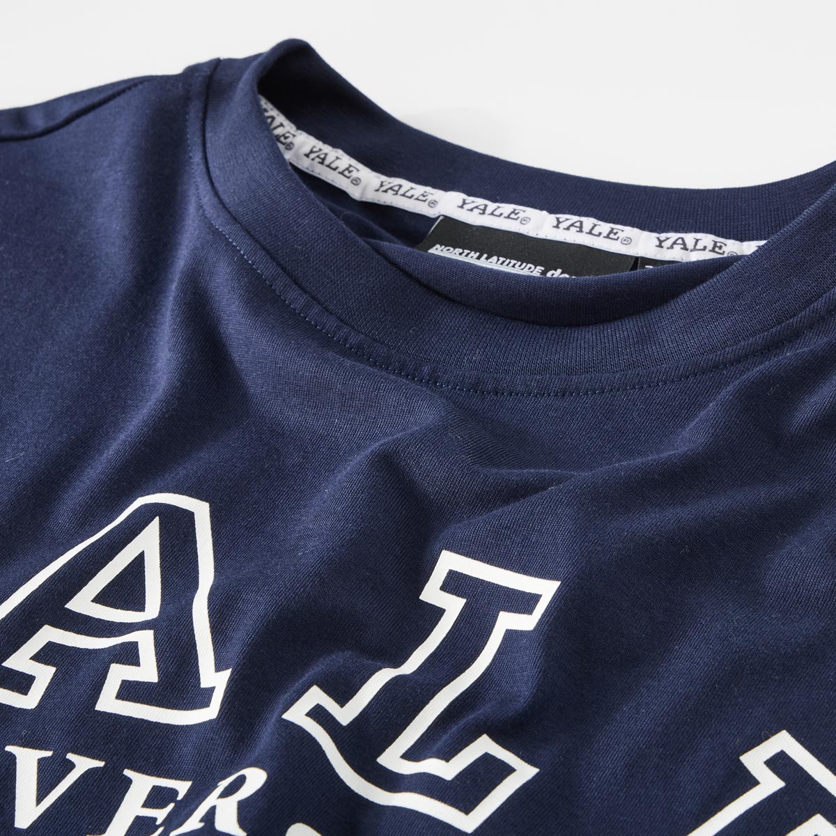 North T-Shirt mit Yale-Print dunkelblau