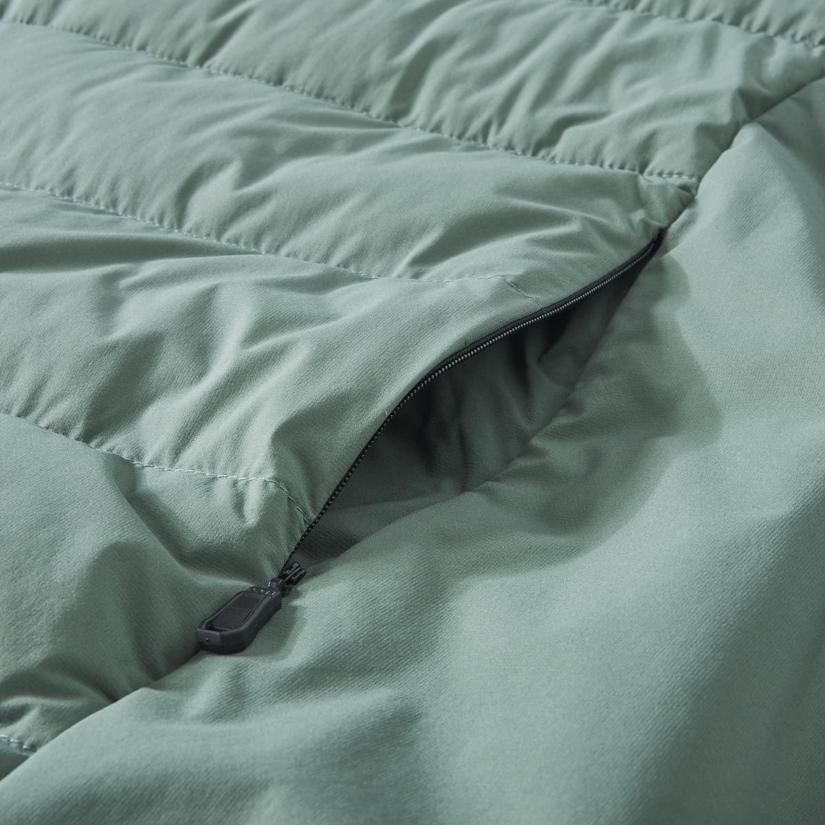 BOSS Steppjacke mit Stretch, wasserabweisend dunkelgrün