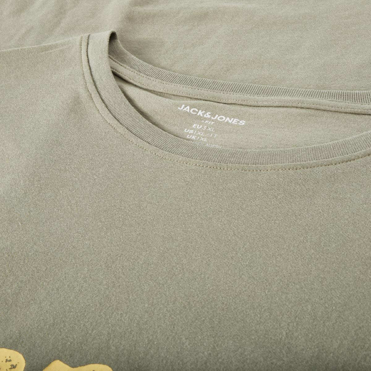 Jack&Jones T-Shirt mit Motiv-Print oliv