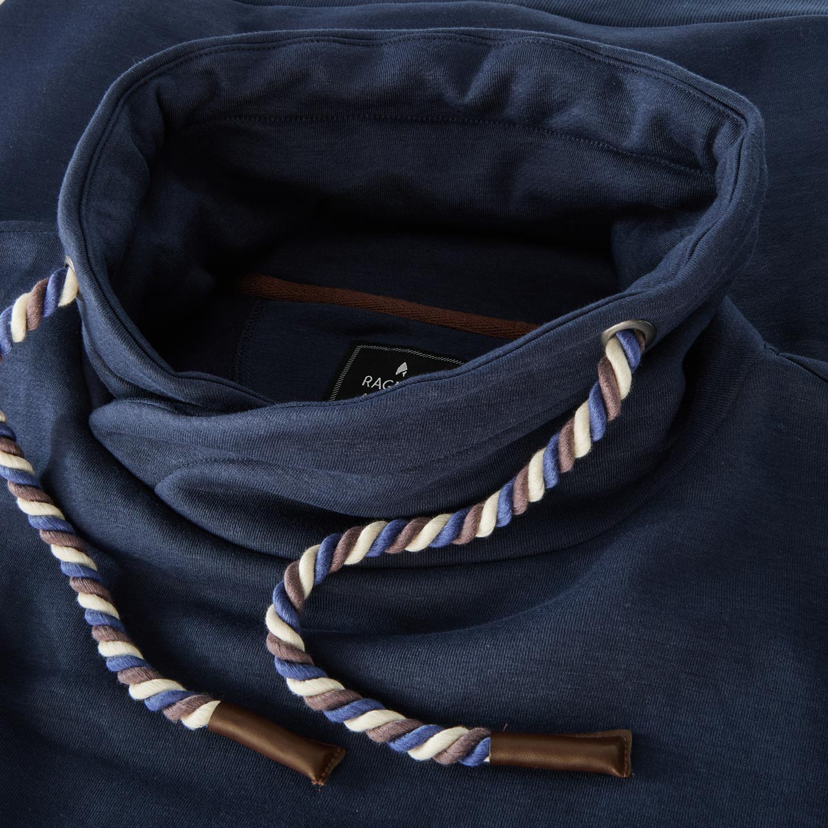 RAGMAN Sweatshirt aus Baumwollmischung marine