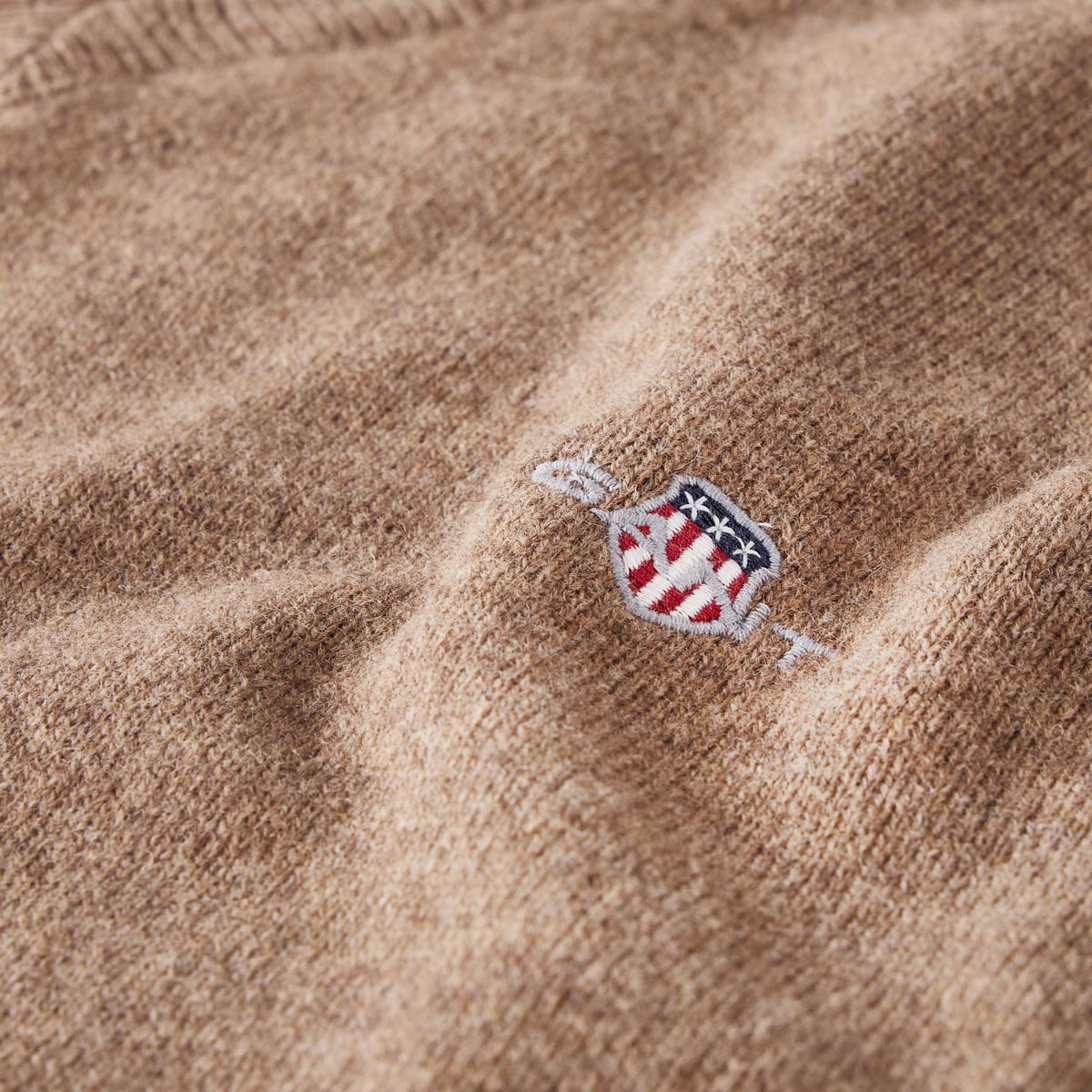Gant Pullover aus Wolle braun