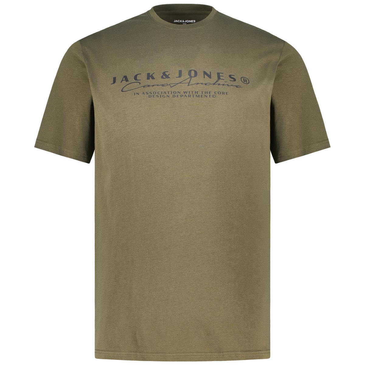 T-Shirt mit Label-Print