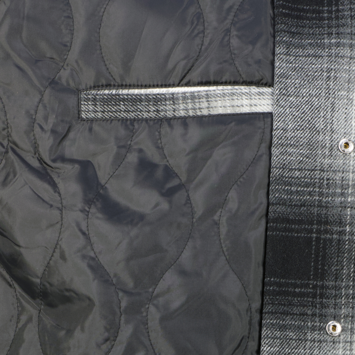 Jack&Jones Karierte Hemdjacke weiß