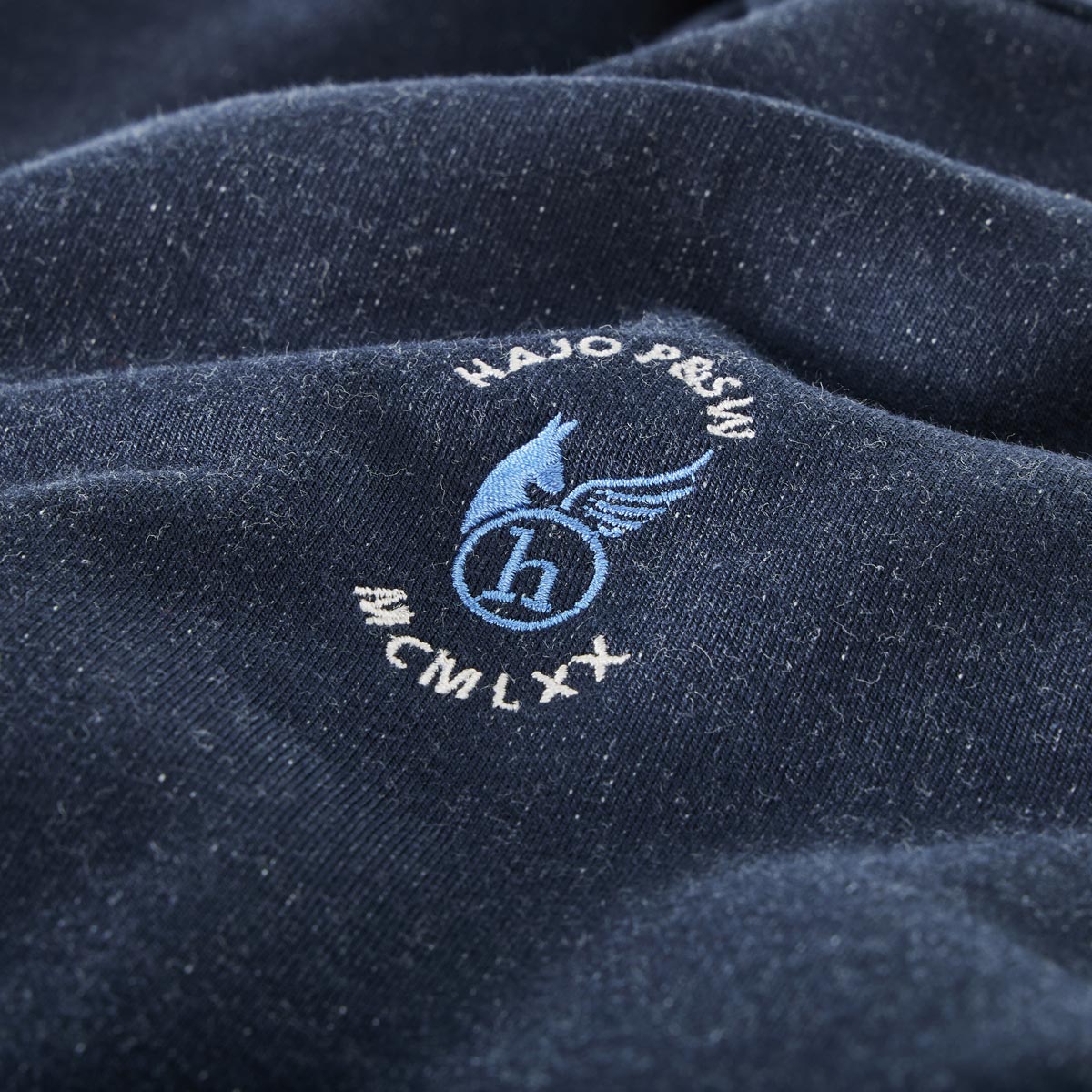 Hajo Sweatshirt mit Elasthan marine