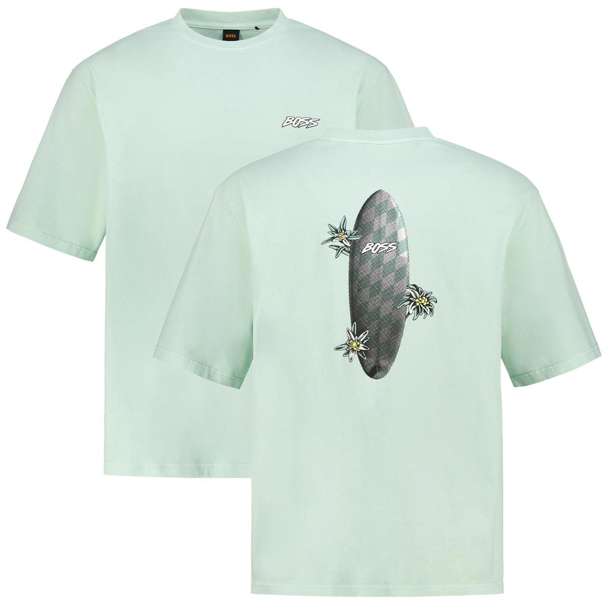 T-Shirt mit Print auf Vorder- und Rückseite