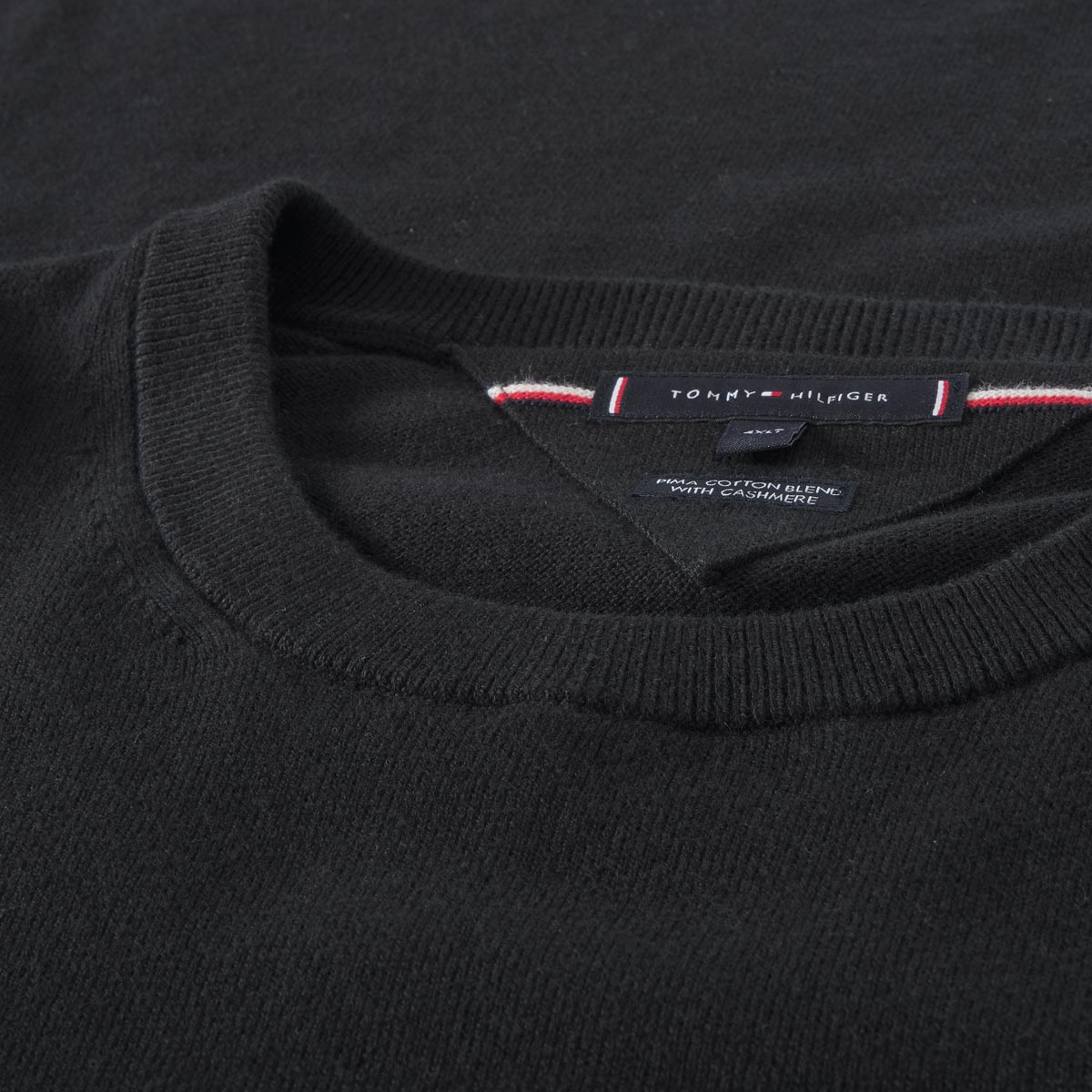 Tommy Hilfiger Feinstrickpullover mit Kaschmir schwarz