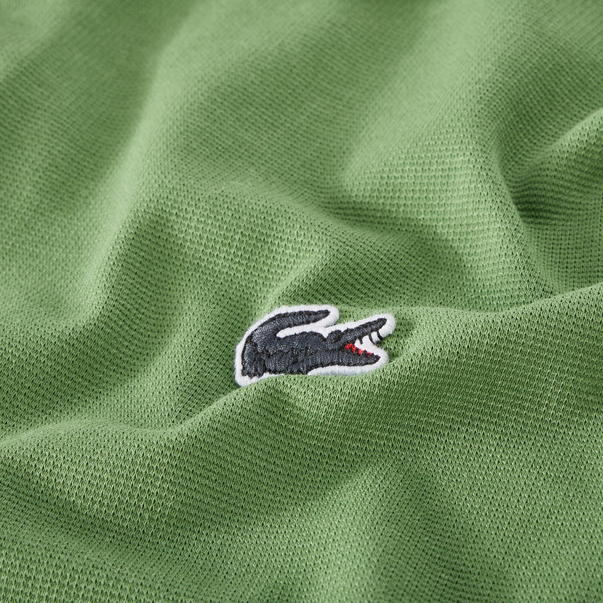 LACOSTE Poloshirt mit Stretch grasgrün