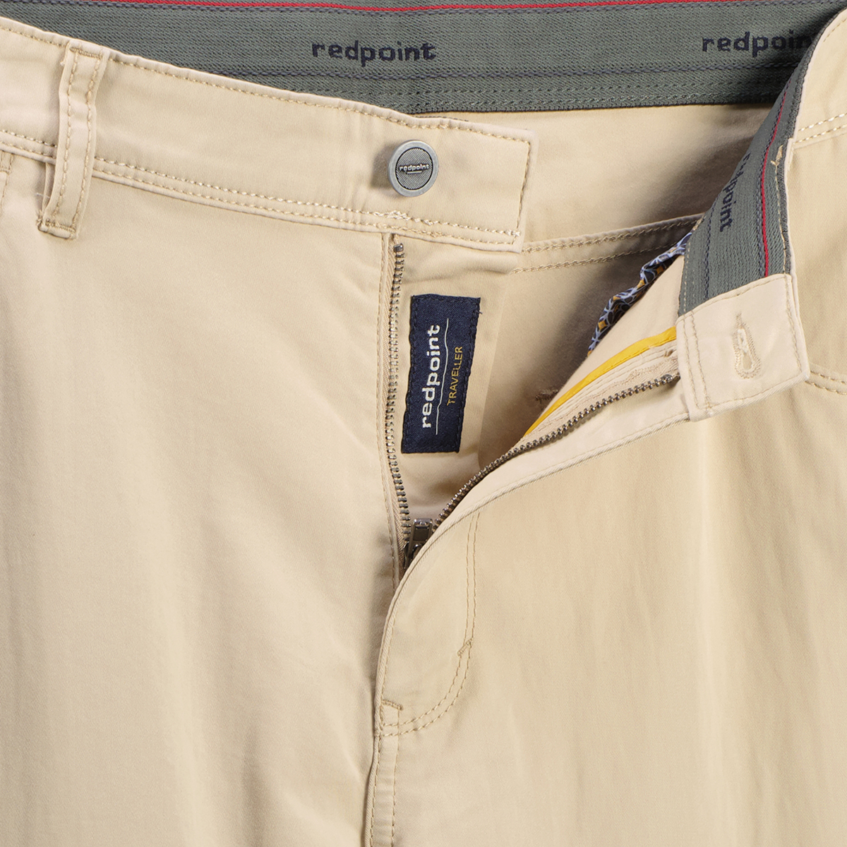 Redpoint Superstretch-Baumwollhose Milton, bügelfrei beige