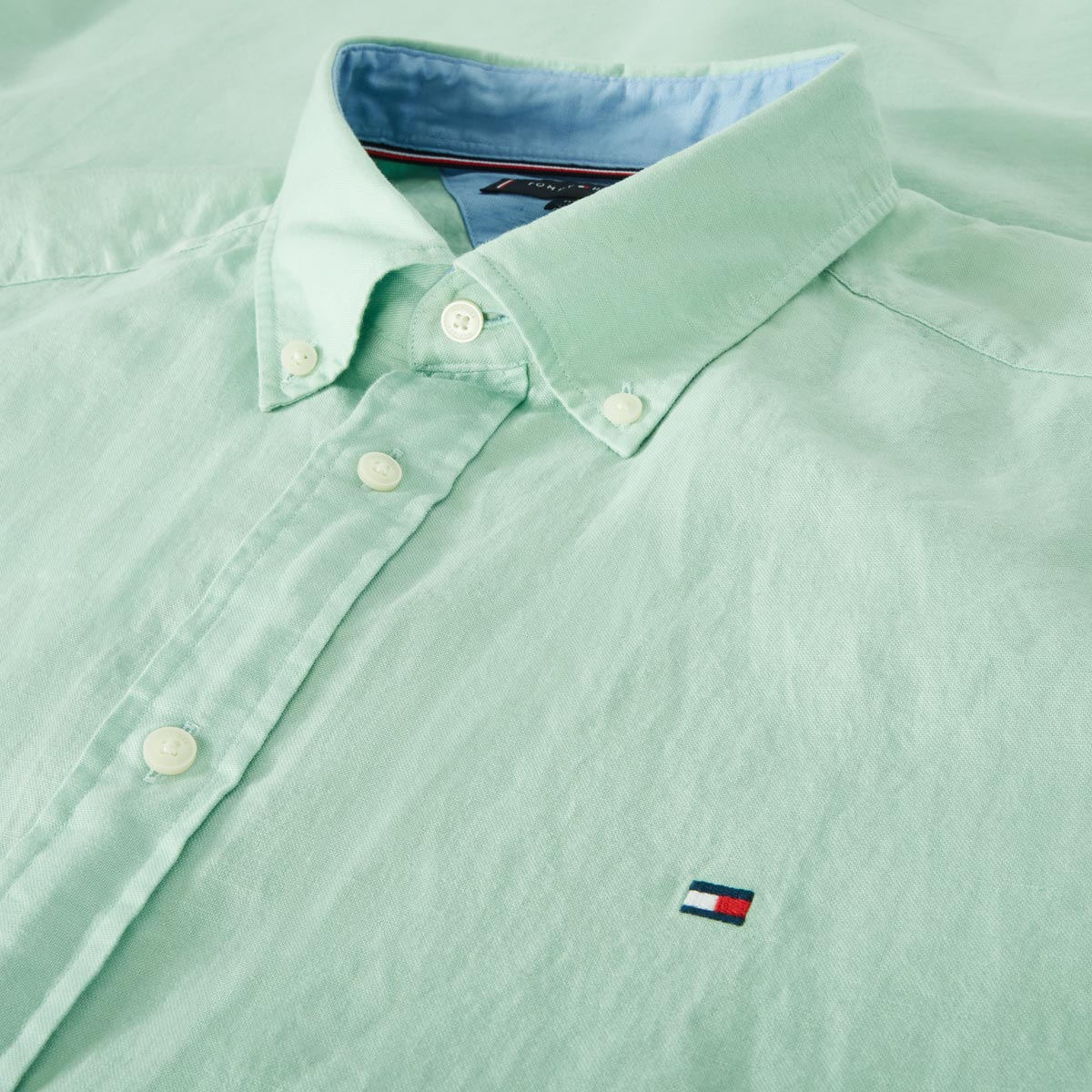 Tommy Hilfiger Freizeithemd mit Leinen mint